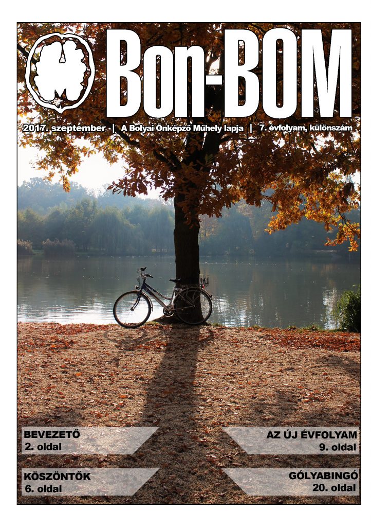 Bon-BOM 2017 szeptember